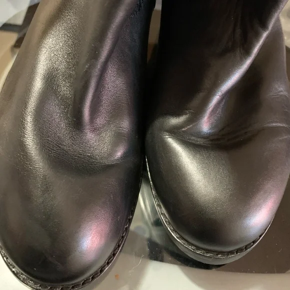 💎 BIKER 💎 COWHIDE LEATHER COACH BOOTS - Picture 2 of 11